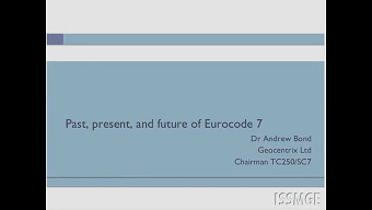 Eurocode-7 Past, Present, and Future {"category":"webinar","subjects":["Other"],"number":"OT102","instructors":["Andrew Bond"]}