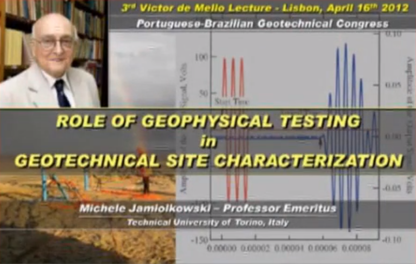Third Victor de Mello Lecture: Role of Geophysical Testing in Geotechnical Site Characterization {"category":"honour_lecture","subjects":["Geophysics","In-situ Testing","Soil Dynamics"],"number":"VDM3","instructors":["Michele Jamiolkowski"]}